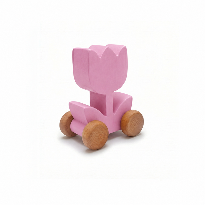 Tulip Wooden Car