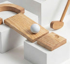 Mini Golf Set — natural wood