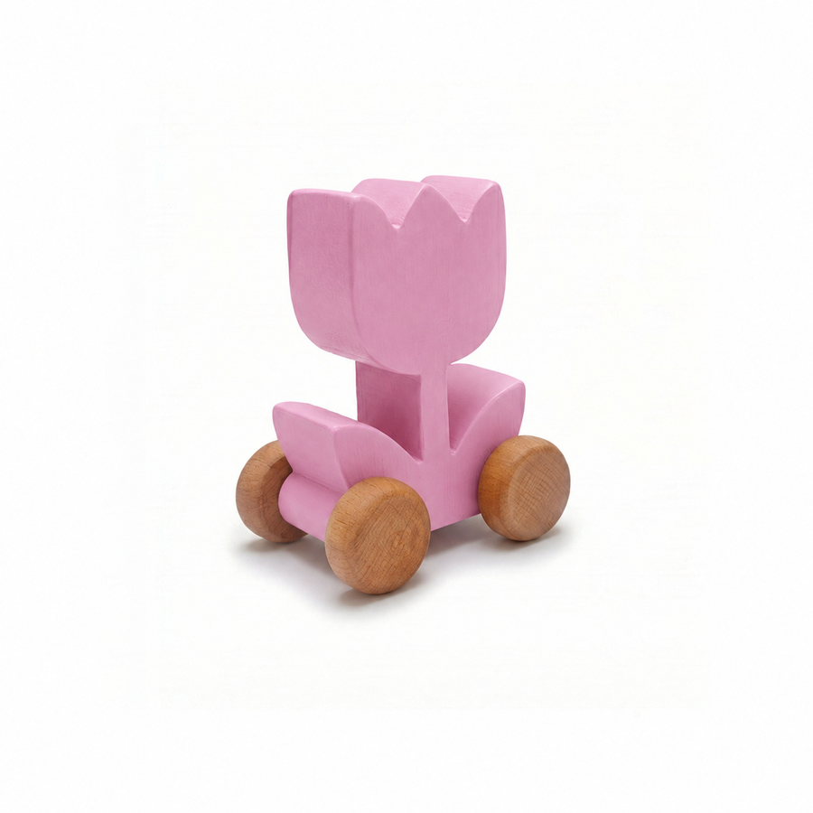 Tulip Wooden Car